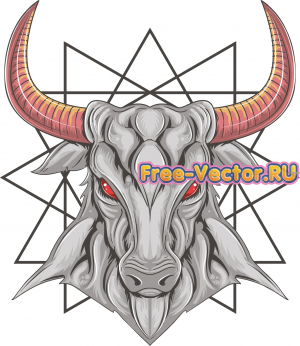 Бык вектор cdr бесплатно скачать