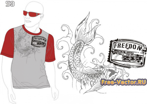 T shirt картинка на футболку m-053
