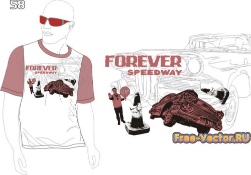 T shirt картинка на футболку m-058