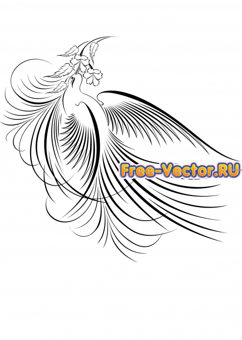 Птичка формат eps 2787