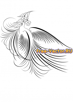 Птичка формат eps 2787