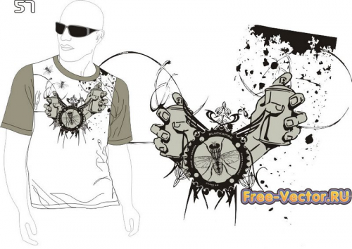 T shirt картинка на футболку m-057