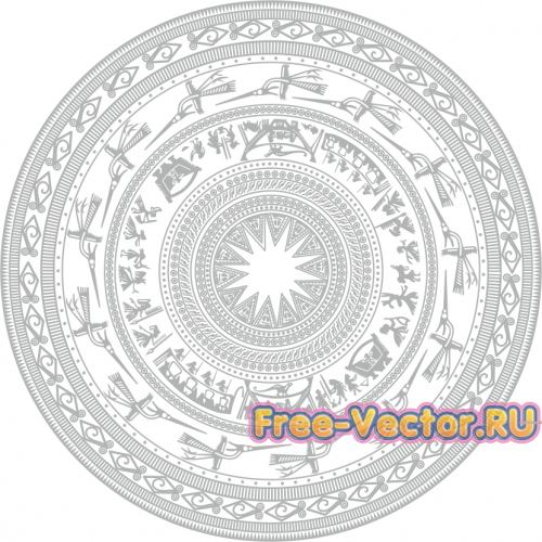Мандала вектор формат CDR