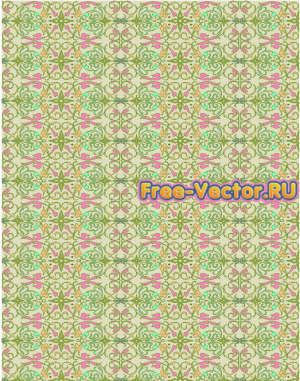 Фон с узорами формат EPS 050