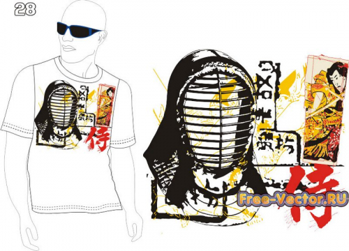 T shirt картинка на футболку m-028
