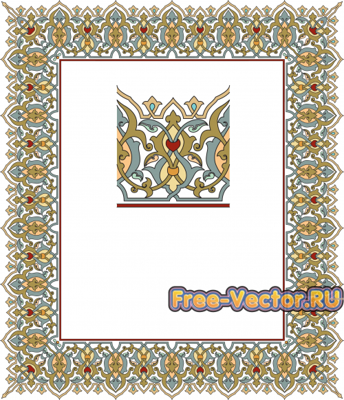 Рамка с орнаментом ER 0722
