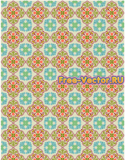 Фон с узорами формат EPS 044