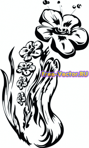 Цветок вектор cdr