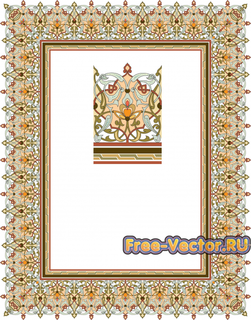 Рамка с орнаментом ER 0702
