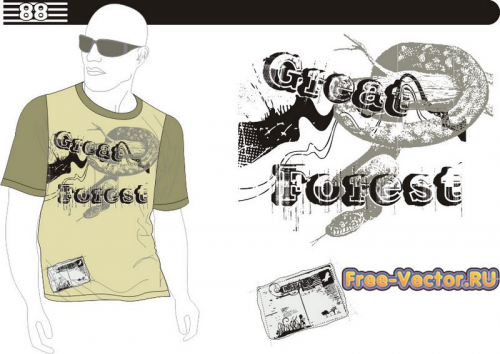 T shirt картинка на футболку m-088