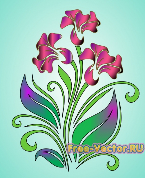 Цветок вектор