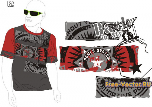 T shirt картинка на футболку m-012