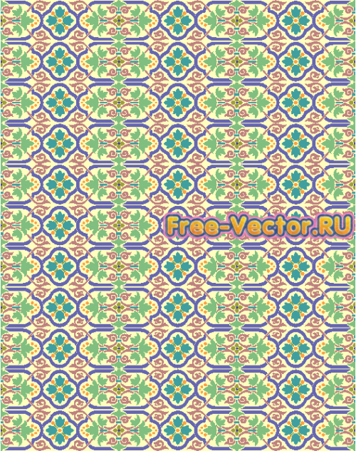 Фон с узорами формат EPS 040