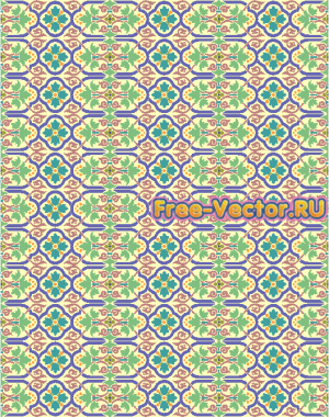 Фон с узорами формат EPS 040
