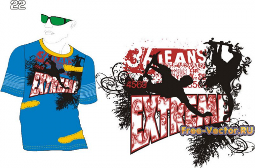 T shirt картинка на футболку m-022