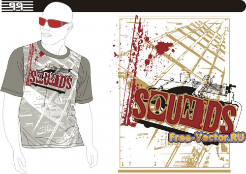 T shirt картинка на футболку m-099