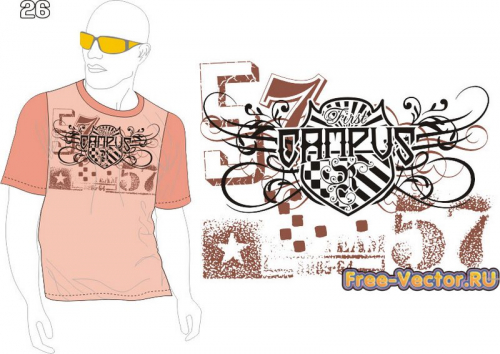 T shirt картинка на футболку m-026