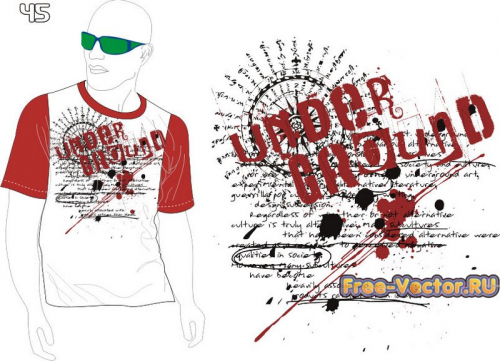 T shirt картинка на футболку m-045