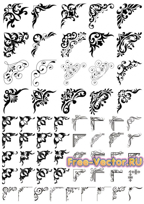 Угол вектор для рамочек