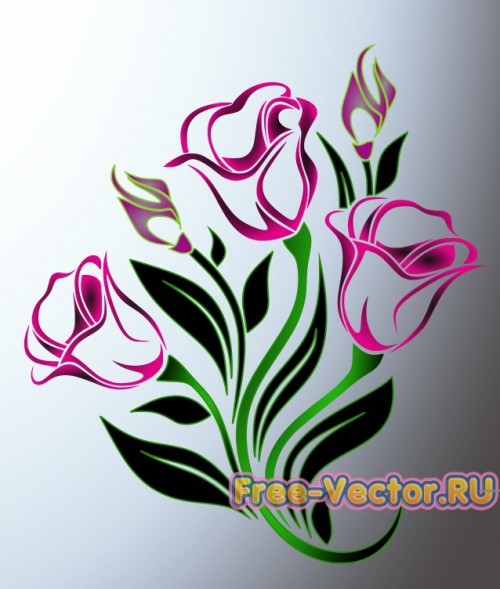 Цветок вектор sr02