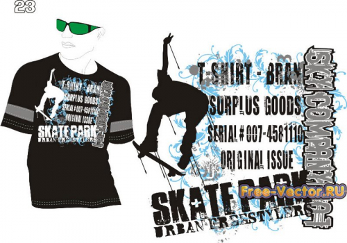 T shirt картинка на футболку m-023