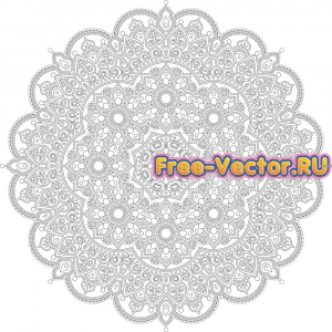 Резной орнамент cdr
