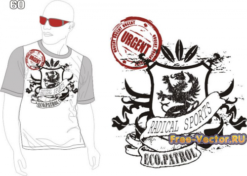 T shirt картинка на футболку m-061